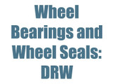 Wheel Bearings & Seals 72-93 DRW D70 Rear Axle